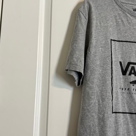 Vans Off The Wall Slim Fit Gray Short Sleeve Crewneck Men's Size X-Large - Picture 4 of 7
